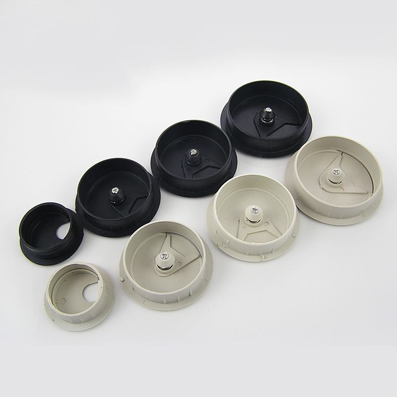 2pcs Hot ABS Desk Wire Hole Cover Base 50mm Office Desk Grom
