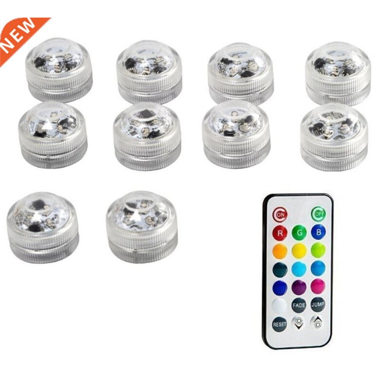 IP68 Waterproof Battery Operated Multi Color Submersible LED