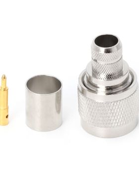 1 Set N Type Crimp Plug RF Connector Coaxial Converter apt