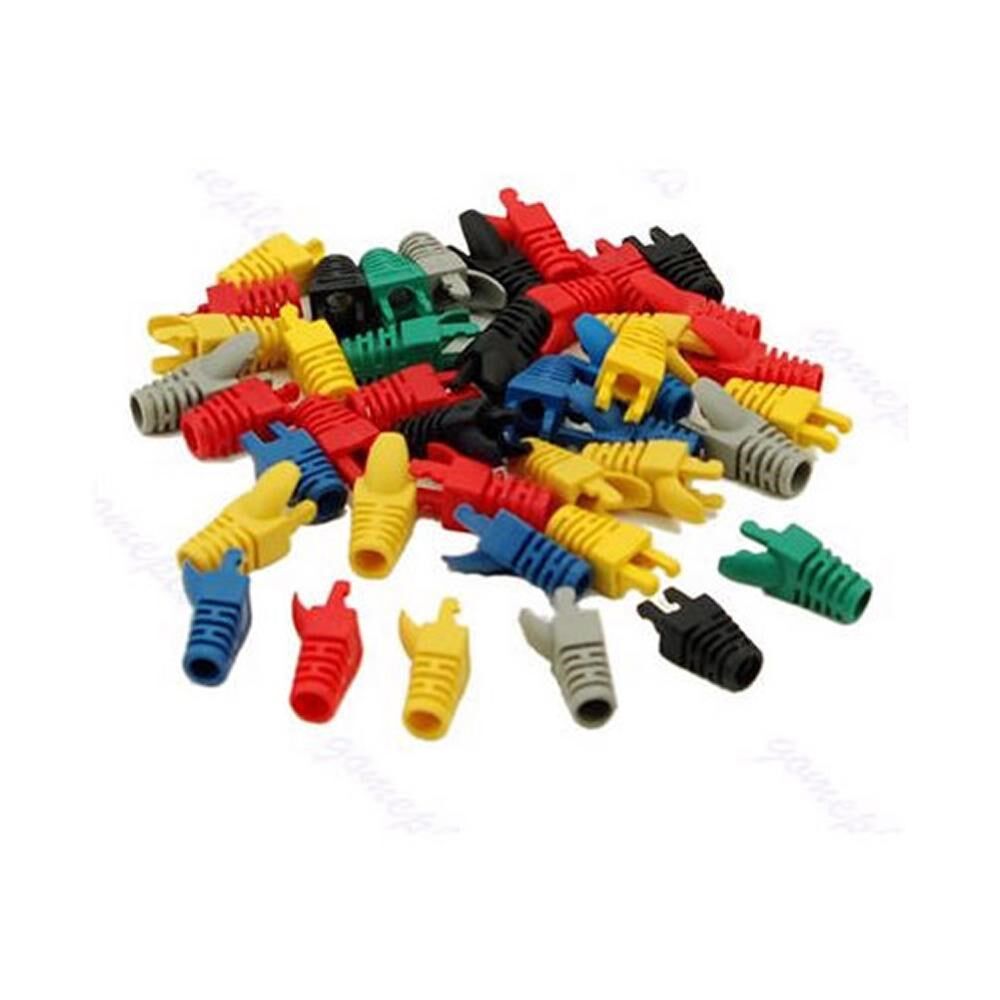 10/50pcs RJ45 Cap Connector CAT5E CAT6 Plug Cap Ethernet Ne