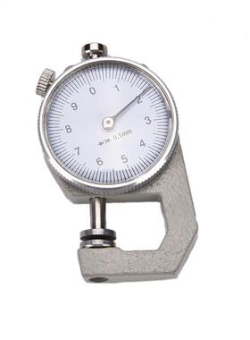 0-10mm Dial Thickness Gauge Leather Paper Thickness Meter Te