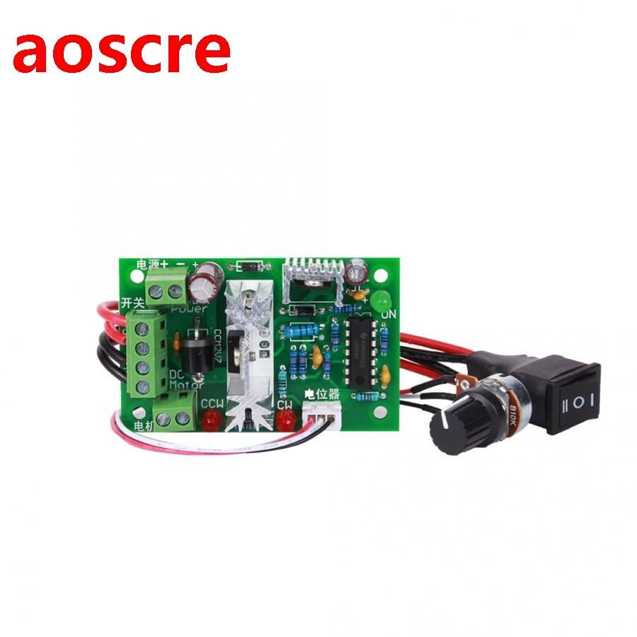 DC 10-30V 120W 4A Motor Variable Speed PWM Controller Rever