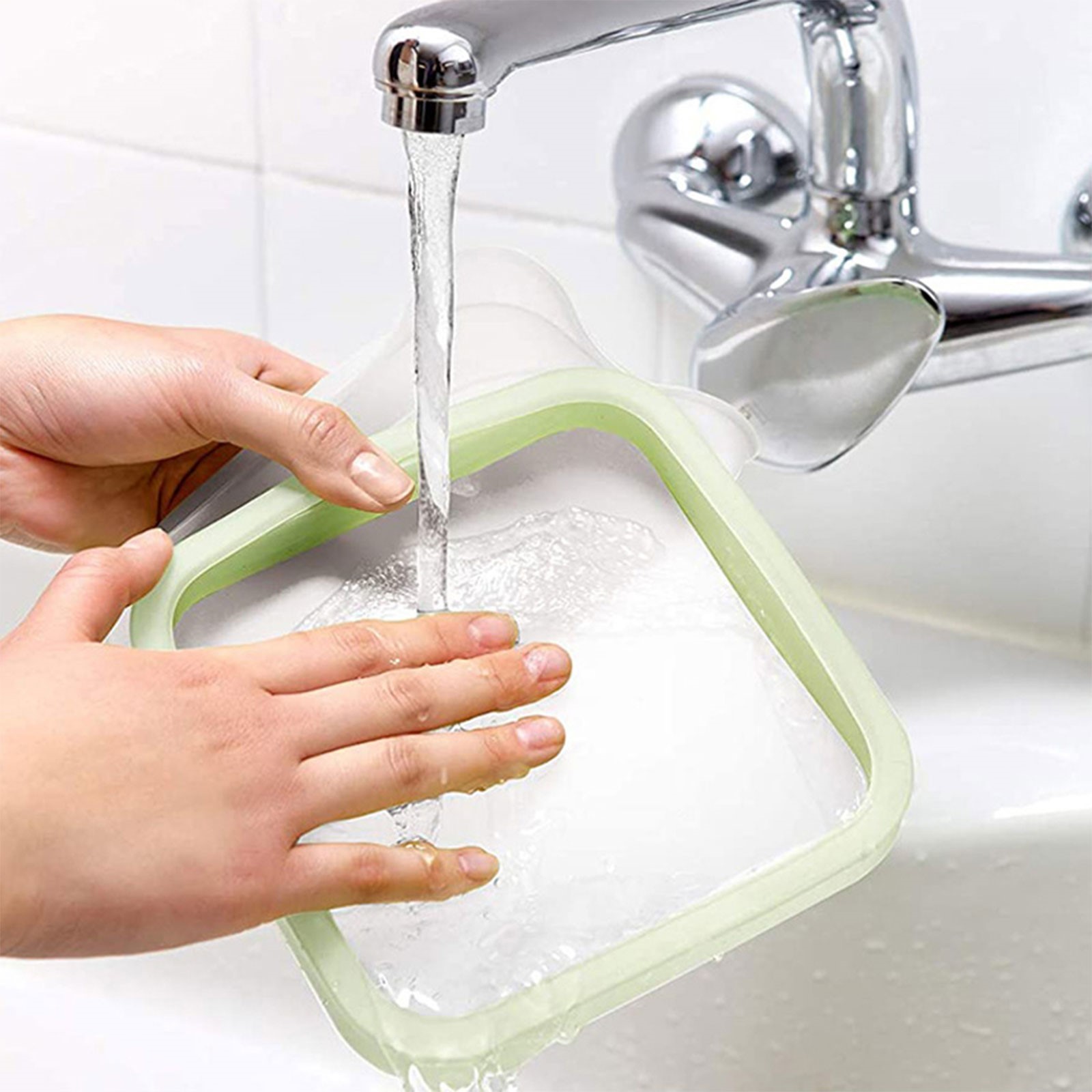 Sandwich Storage Box Silicone with Special Writing Area Hang