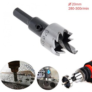 20MM Carbide Tip HSS Drill Bit Hole Saw Stainless Steel Meta