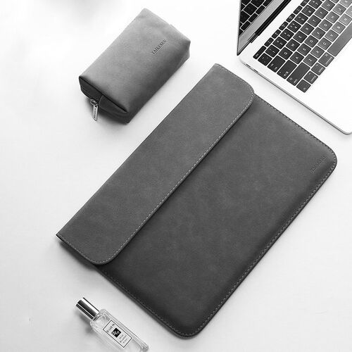 2019 New Matte P Leather Sleeve Laptop Bag 15.6 14  macbook
