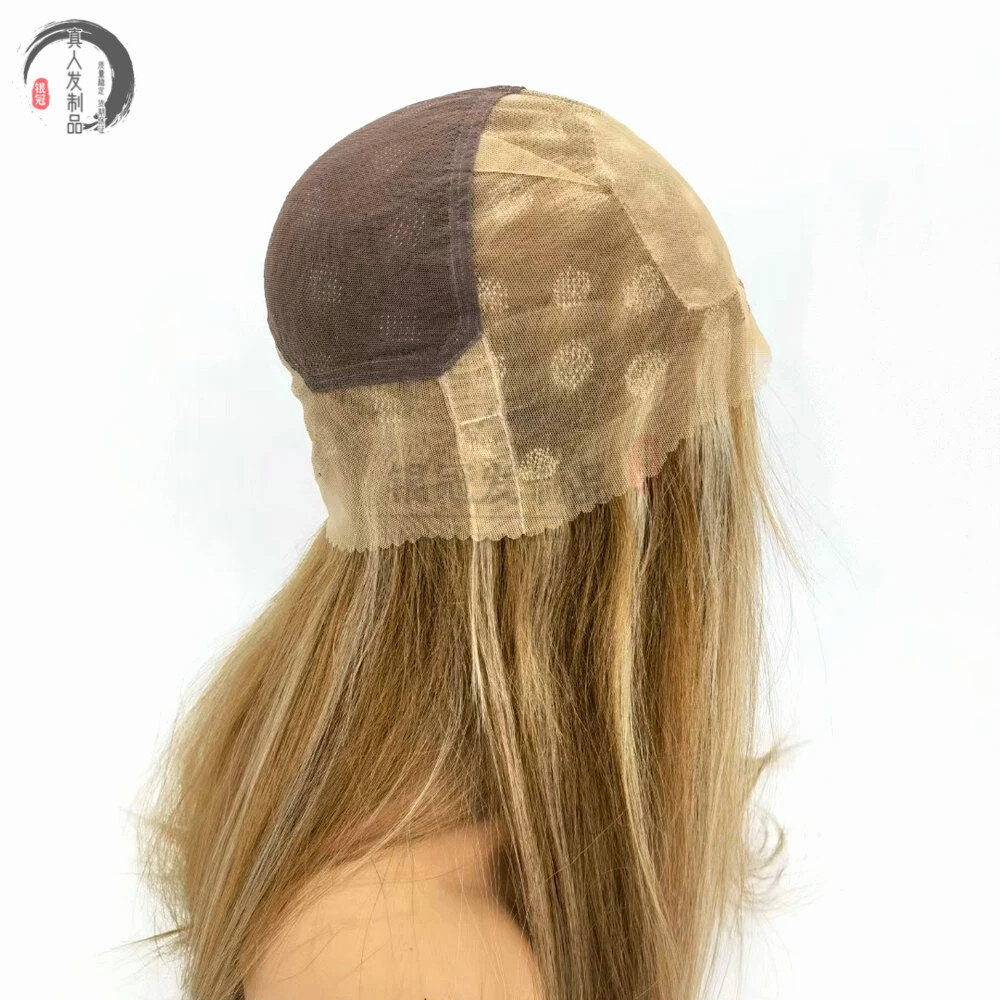 Silk Top European Remy Hair Medical Wig 医疗真人发头套