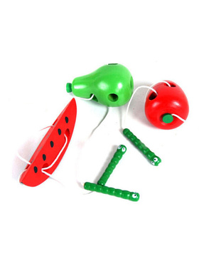 Apple/Watermelon/Pear Furit Worm Threading Novelty & Gag