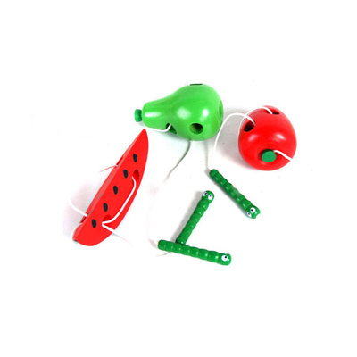 Apple/Watermelon/Pear Furit Worm Threading Novelty & Gag
