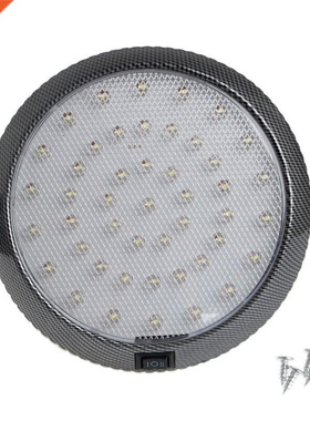 1Pc White 12V 46-LED Car Vehicle Interior Indoor Roof Ceilin