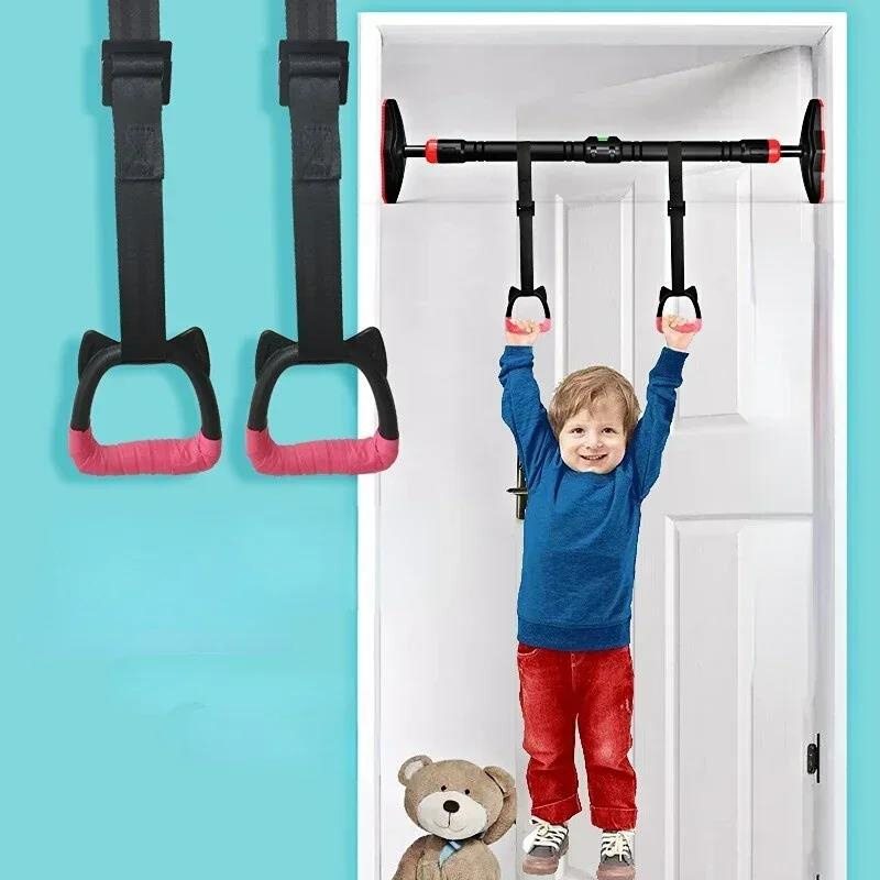 Household Kids Gymnastic Rings Sling Ring Fitness Horizontal