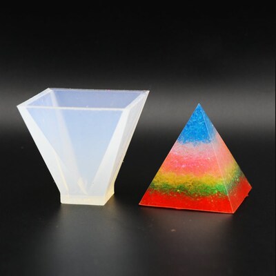 New Silicone Pyramid Mould Resin Home Decorative Mold Craft