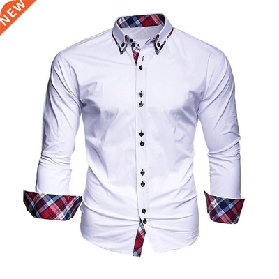 Men's business shirt long-sleeved slim-fit formal casual