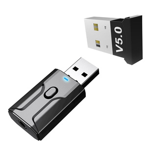 2 Pcs USB Bluetooth 5.0 Adapter Transmitter Bluetooth Receiv