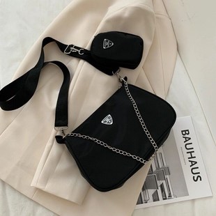 2021 New Casual Women Bags Mini Crossbody Bags Chain Nylon