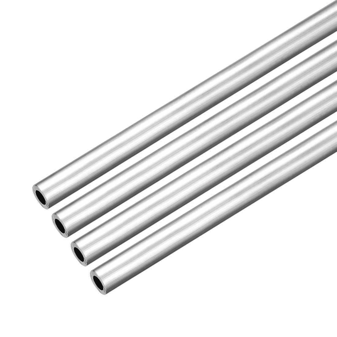 4Pcs 6063 Seamless Aluminum Round Straight Tubing 300mm Leng