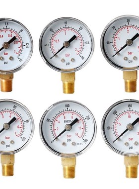 Pressure Gauge 40mm Dial 1/8