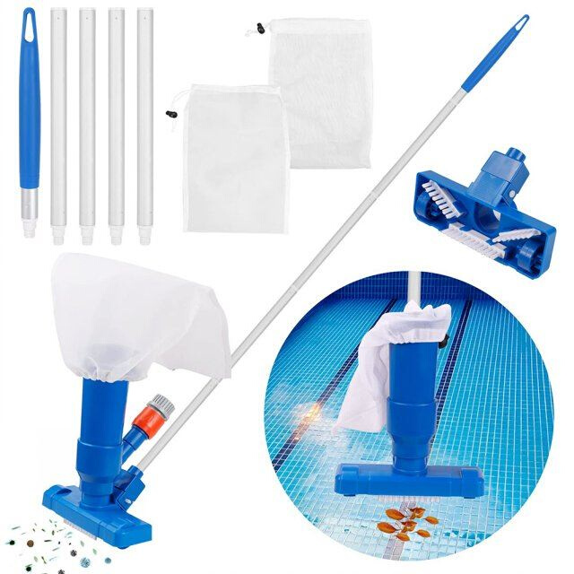 Cleaning Tool Portable Swimming Pool Vacuum Head Cleaner Bru