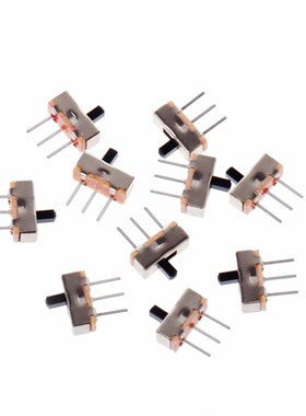 10 Pcs 2 Position On/Off SPDT 1P2T 3 Pin PCB Panel Mini Vert