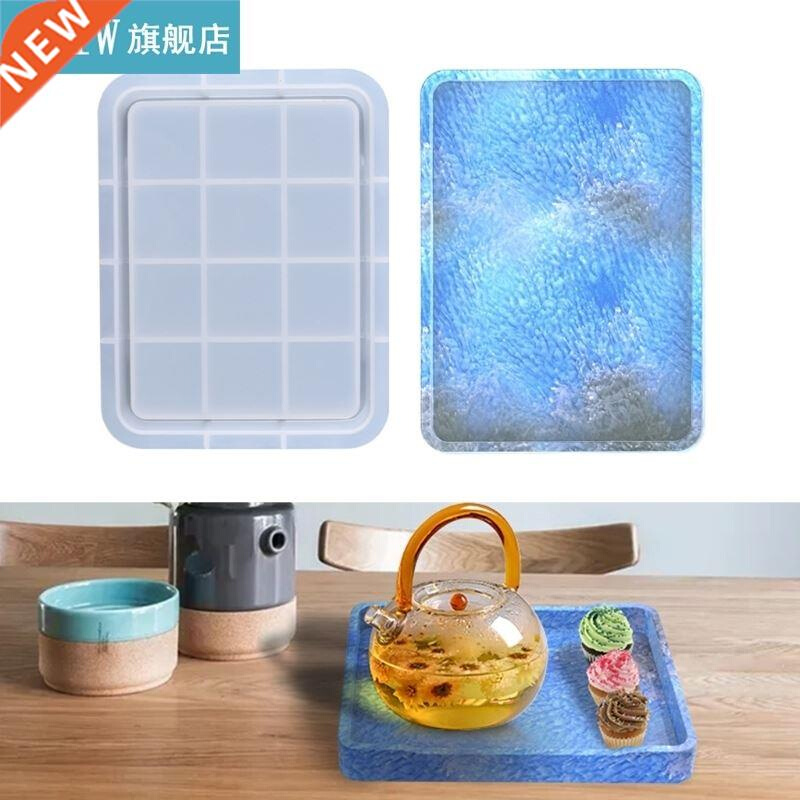 Rectangle Tray Epoxy Resin Mold Dishes Plate Silicone Mould