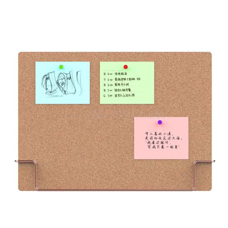 Natural Message Cork Board Environmentally Memo Pinboard