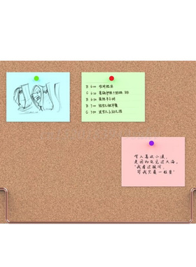 Natural Message Cork Board Environmentally Memo Pinboard