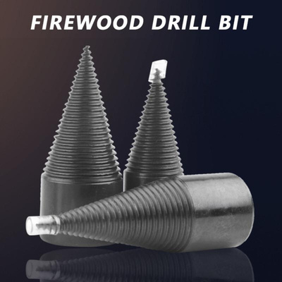 Multifunction Wood Splitter Drill Bits Removable Firewood Lo