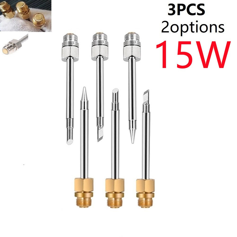 3PCS 15W 510 Interface Soldering Iron Tip Mini Portable USB