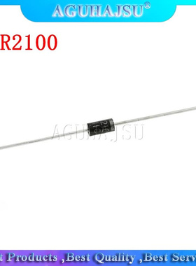 50PCS SCHOTTKY DIODE SR2100 2A 100V DO-15 DIP