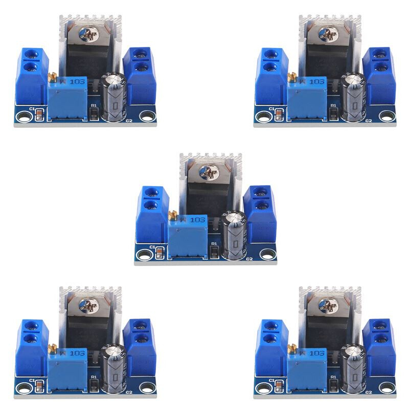 5pcs LM317 DC-DC Converter Buck Step Down Circuit Bod Modu