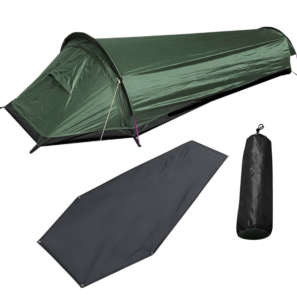 Single Person Backpacking Tent Hiking Bivy Tent Lightweight