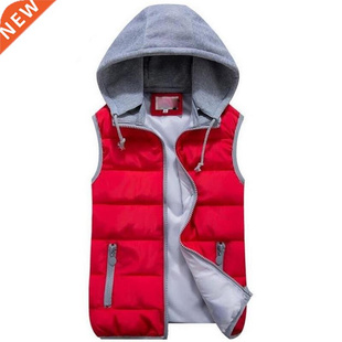 Women's Cotton hooded Vest Coat 2021 New Fashion Fem