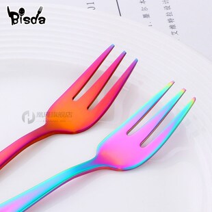 1Pc Fruit Fork 18/10 stainless Steel Small Forks For Dessert
