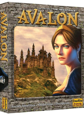 Avalon Board game card suitable for gatherings Christmas