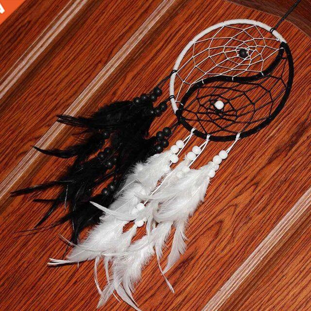 Feather Crafts Dream Catcher Wind Chimes Handmade Dreamcatch