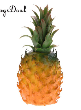 Tropical tificial Pineapple Plastic Fruits Cabinet Display