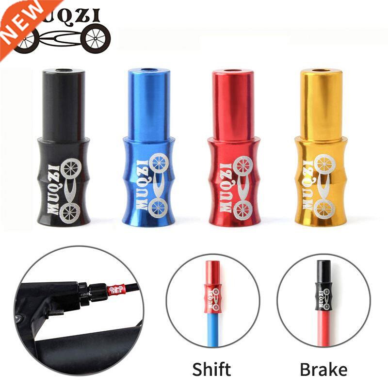 MQZI 10Pcs Shift Brake Cable Cap 4mm 5mm Aluminum Alloy End