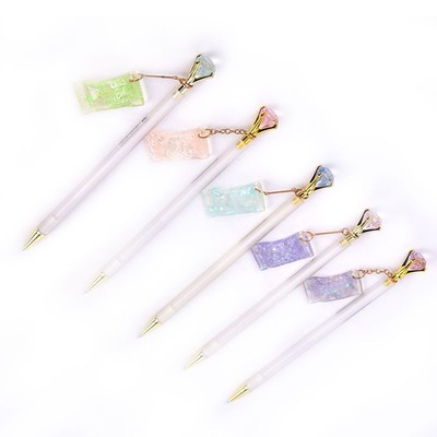 1pc Cute Diamond Mechanical Pencil Kawaii Candy Pendant Auto