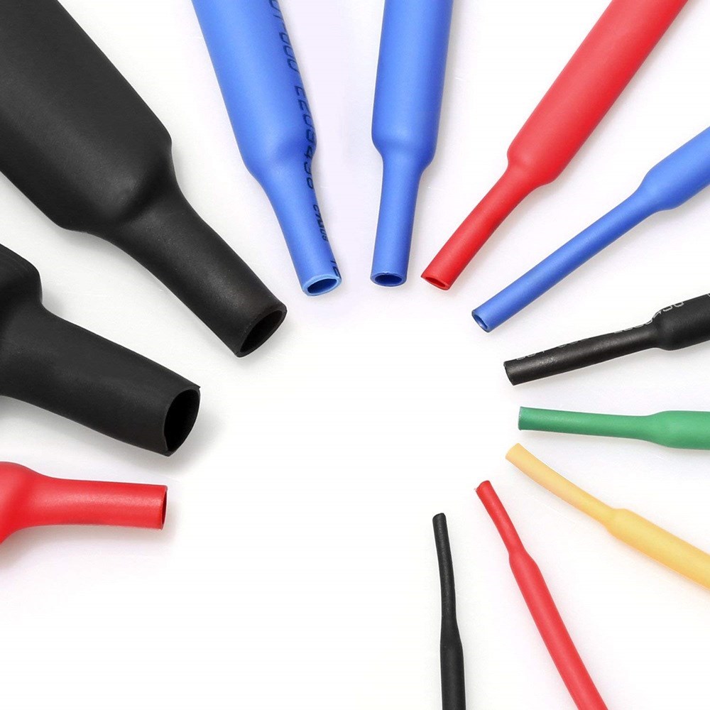 164pcs/box Heat Shrink Tube Kit Shrinking Assorted Polyolefi