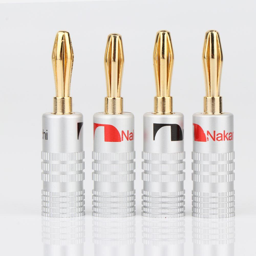 BA1427 Nakamiche Banana Connectors Excellent 24K Gold Nakami