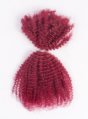 #bug Color Afro Curly Human Braiding Hair For Locks 30g