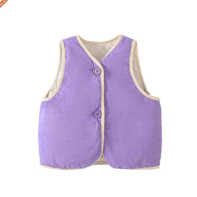 Spring Autumn Warm Vest Baby Cotton Vest Children Cotton