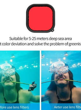 Waterproof Case Filter For GoPro Hero 9 Black Housing Cover