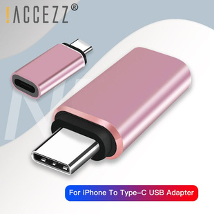 !ACCEZZ OTG Adapter Type C Adapte Male To For iPhone Cable