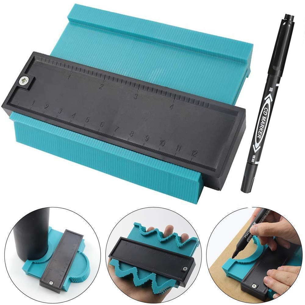 2 Pcs Plastic Gauge Contour Profile Copy Gauge Duplicator 5