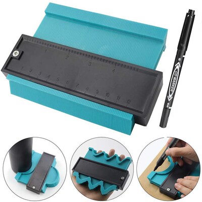 2 Pcs Plastic Gauge Contour Profile Copy Gauge Duplicator 5