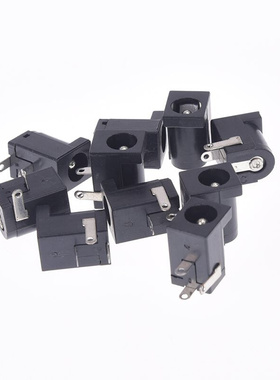 10PCS DC-005 Black DC Power Jack Socket Connector DC005 5.5*