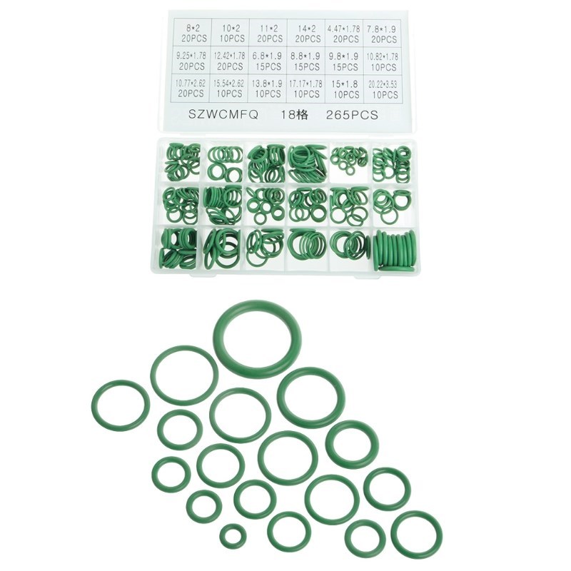 New 265Pcs Car A/C R134a System Air Conditioning O Ring Seal