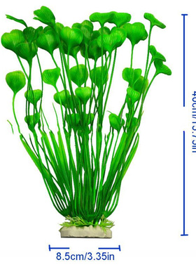 Aquarium Decorations Lifelike Plastic Decor Fish Tank Plants