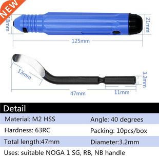 Handle Burr Metal Repair Deburring Tool Kit 10pc Router Bit