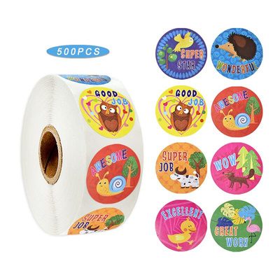 500pcs Kawaii Animals Stickers Rewd Kids Cute Waterproof